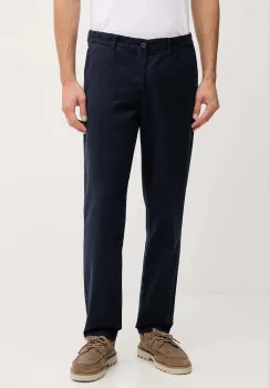 United Colors of Benetton pantaloni de bumbac bluza barbateasca albastra, croita, 4EA5UF05O imagine