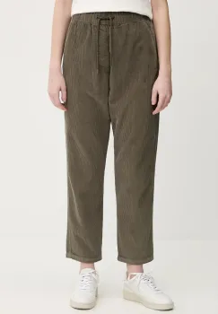 United Colors of Benetton pantaloni de catifea cord culoarea verde, 4H1KUF04Y imagine