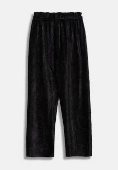 United Colors of Benetton pantaloni de catifea pentru copii culoarea negru, modelator, 3JTPCF05M imagine