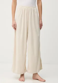 United Colors of Benetton pantaloni de pijama culoarea bej, 3JQA3F04W imagine