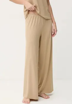 United Colors of Benetton pantaloni de pijama femei, culoarea bej, 3NYW3F03Z imagine