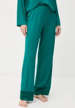 United Colors of Benetton pantaloni de pijama femei, culoarea verde, 3ZEW3F03X imagine