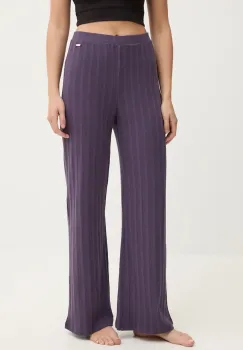 United Colors of Benetton pantaloni de pijama femei, culoarea violet, 3MUD3F03Q imagine