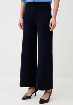 United Colors of Benetton pantaloni de trening culoarea albastru marin, cu imprimeu, 17Q3DF013 imagine