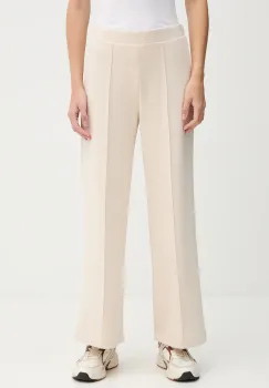 United Colors of Benetton pantaloni de trening culoarea bej, uni, 3Y2F3F04K imagine