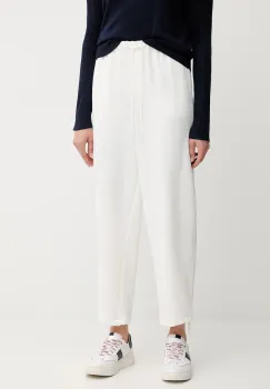 United Colors of Benetton pantaloni de trening culoarea bej, uni, 40A6DF09V imagine