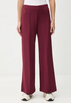 United Colors of Benetton pantaloni de trening culoarea bordo, uni, 3Y2F3F04K imagine