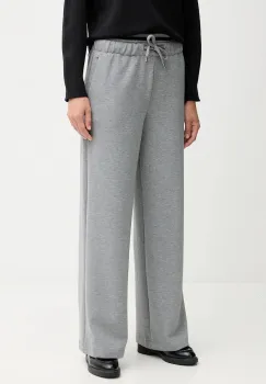 United Colors of Benetton pantaloni de trening culoarea gri, melanj, 3QAFDF01D imagine