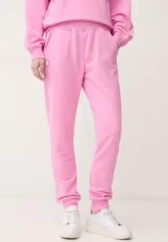 United Colors of Benetton pantaloni de trening culoarea roz, cu imprimeu, 31NB3F04E imagine