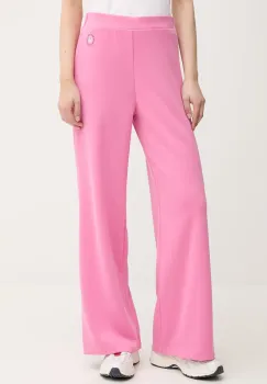 United Colors of Benetton pantaloni de trening culoarea roz, uni, 3JLC3F04C imagine
