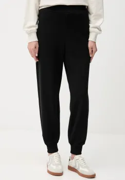 United Colors of Benetton pantaloni de trening din bumbac culoarea bleumarin, uni, 3UNIDF01A imagine