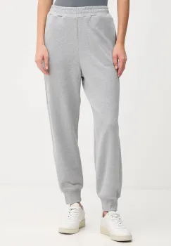 United Colors of Benetton pantaloni de trening din bumbac culoarea bleumarin, uni, 3UNIDF01A imagine