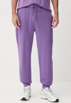 United Colors of Benetton pantaloni de trening din bumbac neted, 342ZUF01B imagine