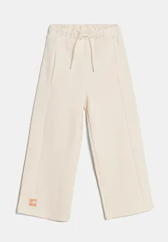 United Colors of Benetton pantaloni de trening din bumbac pentru copii culoarea bej, neted, 3UNICF061 imagine