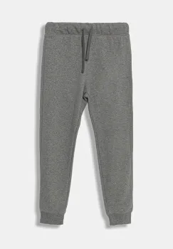 United Colors of Benetton pantaloni de trening din bumbac pentru copii culoarea gri, cu imprimeu, 3J68CF058 imagine
