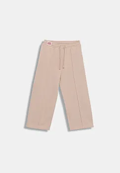 United Colors of Benetton pantaloni de trening din bumbac pentru copii culoarea roz, uni, 3NBMGF04Y imagine