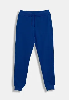 United Colors of Benetton pantaloni de trening din bumbac pentru copii uni, 3J68CF01P imagine