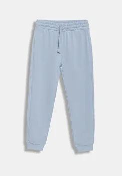 United Colors of Benetton pantaloni de trening din bumbac pentru copii uni, 3J68CF02H imagine