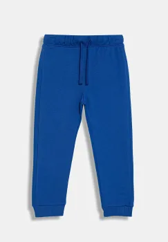 United Colors of Benetton pantaloni de trening din bumbac pentru copii uni, 3J68GF027 imagine