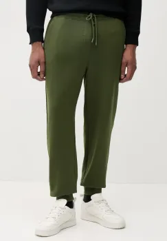 United Colors of Benetton pantaloni de trening din bumbac uni, 342ZUF01B imagine