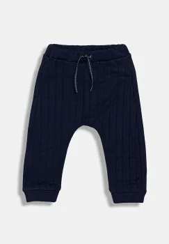 United Colors of Benetton pantaloni de trening pentru bebelusi culoarea bleumarin, uni, 3JOEAF02G imagine