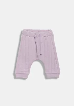 United Colors of Benetton pantaloni de trening pentru bebelusi culoarea violet, uni, 3JOEAF02G imagine