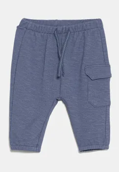 United Colors of Benetton pantaloni de trening pentru bebelusi culoarea violet, uni, 3Z4JAF028 imagine
