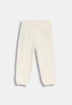 United Colors of Benetton pantaloni de trening pentru copii culoarea bej, uni, 3UAPGF058 imagine