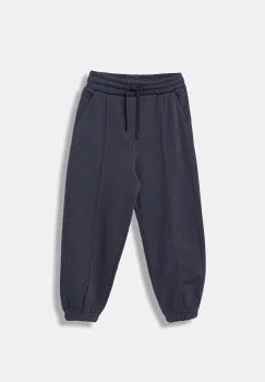 United Colors of Benetton pantaloni de trening pentru copii culoarea bleumarin, uni, 3J73CF06S imagine