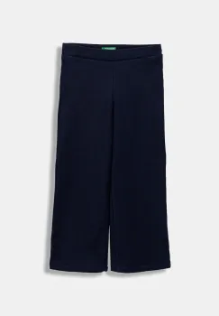 United Colors of Benetton pantaloni de trening pentru copii culoarea bleumarin, uni, 46D6GF02M imagine