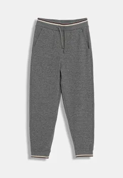 United Colors of Benetton pantaloni de trening pentru copii culoarea gri, uni, 32N4CF06E imagine