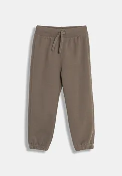 United Colors of Benetton pantaloni de trening pentru copii culoarea maro, uni, 3EB5CF05L imagine