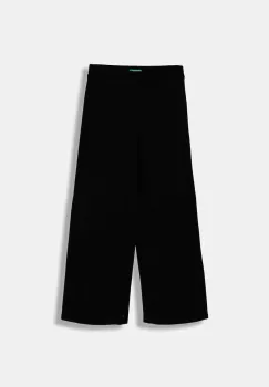 United Colors of Benetton pantaloni de trening pentru copii culoarea negru, uni, 46D6CE04C imagine
