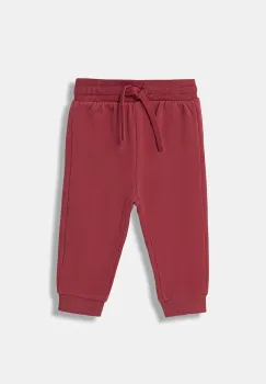 United Colors of Benetton pantaloni de trening pentru copii culoarea rosu, uni, 3EB5GF04A imagine