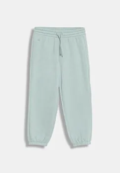 United Colors of Benetton pantaloni de trening pentru copii culoarea turcoaz, uni, 39M2CF05I imagine