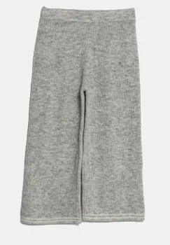 United Colors of Benetton pantaloni din amestec de lana pentru copii culoarea gri, cu imprimeu, 1EWBCF009 imagine