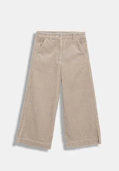 United Colors of Benetton pantaloni din catifea pentru copii culoarea maro, uni, 4IZWCF05A imagine