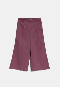 United Colors of Benetton pantaloni din catifea pentru copii culoarea violet, neted, 4O5GGF025 imagine