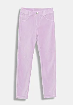 United Colors of Benetton pantaloni din catifea pentru copii culoarea violet, uni, 4DZBCE00R imagine