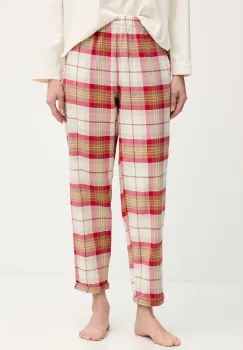 United Colors of Benetton pantaloni pijama bumbac culoarea bej, bumbac, 40EP3F00I imagine