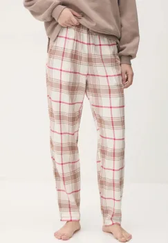 United Colors of Benetton pantaloni pijama bumbac culoarea bej, bumbac, 43UL3F00I imagine