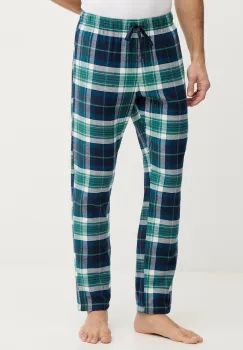 United Colors of Benetton pantaloni pijama bumbac culoarea bleumarin, cu imprimeu, 40EP4F00E imagine