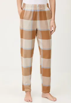 United Colors of Benetton pantaloni pijama bumbac culoarea maro, bumbac, 40EP3F00I imagine