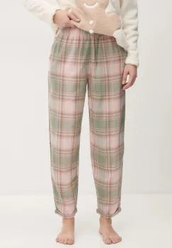 United Colors of Benetton pantaloni pijama bumbac culoarea verde, bumbac, 43UL3F00I imagine