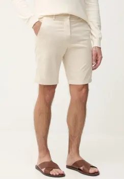 United Colors of Benetton pantaloni scurti barbati, culoarea alb, 4UN459548 imagine