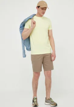 United Colors of Benetton pantaloni scurti barbati, culoarea maro imagine