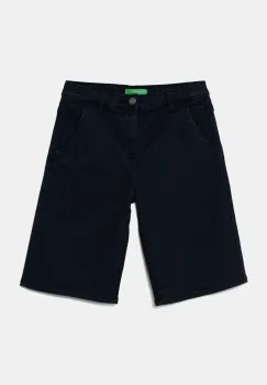 United Colors of Benetton pantaloni scurti copii culoarea bleumarin, talie reglabila, 4QNJC903Q imagine
