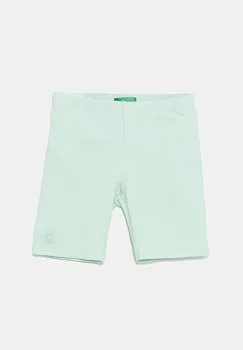 United Colors of Benetton pantaloni scurti copii culoarea verde, uni, 3MT1G900R imagine