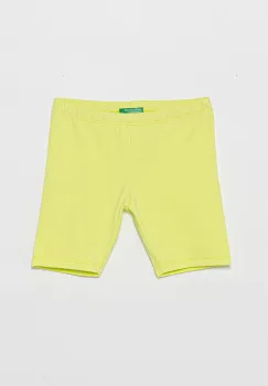 United Colors of Benetton pantaloni scurti copii culoarea verde, uni, 3MT1G900R imagine
