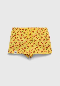 United Colors of Benetton pantaloni scurti de baie copii culoarea galben imagine